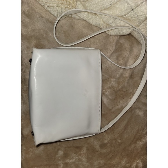 Monsac Handbags - Vintage Monsac White Leather Crossbody